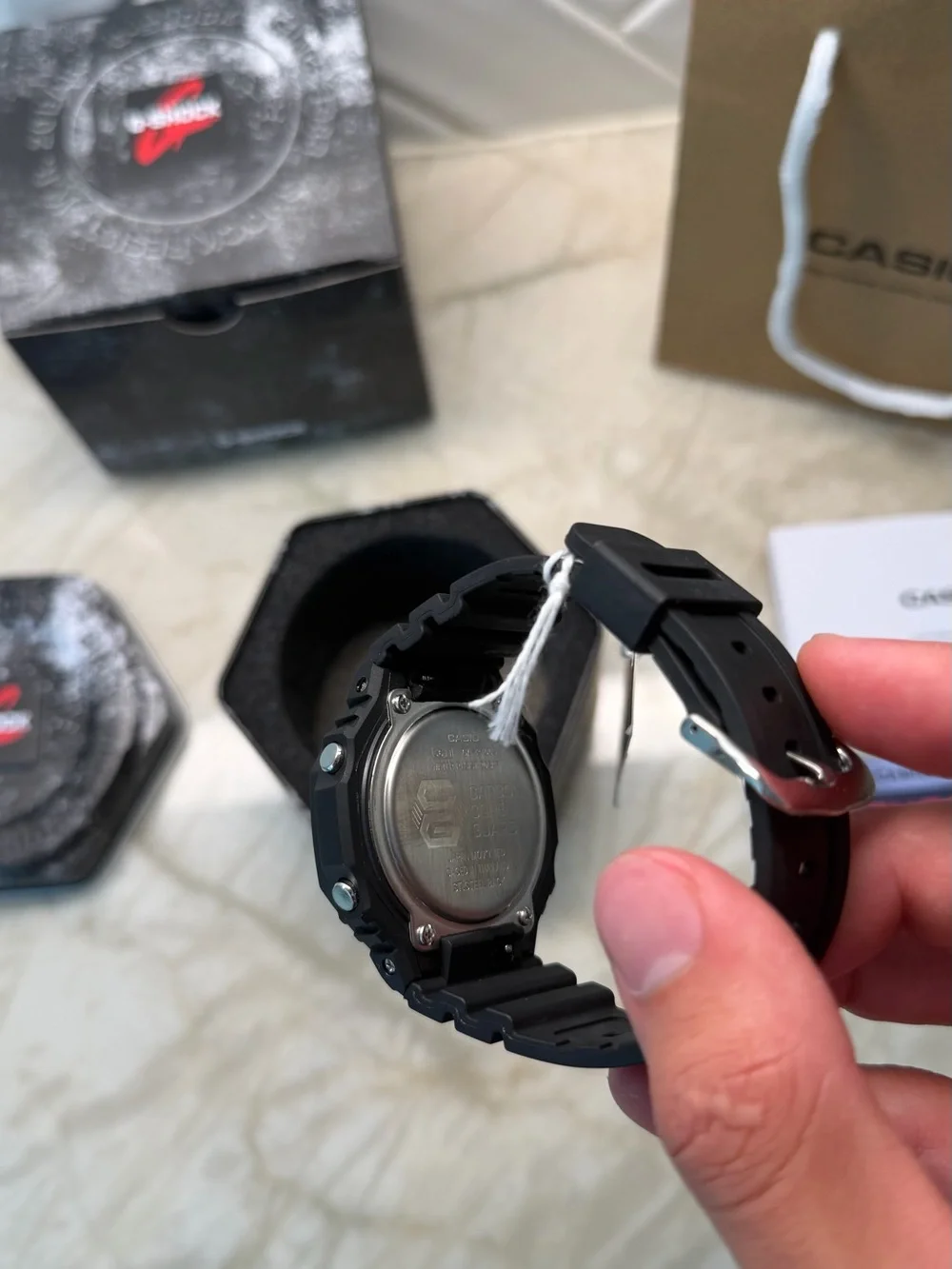 G-Shock Black Watch with Blue Dial – Rugged Everyday Sport Style